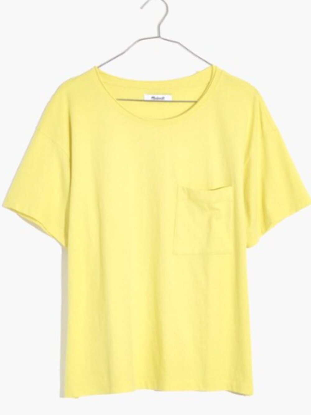 Women’s Madewell Softfade Cotton Oversized Pocket Tee Size Medium